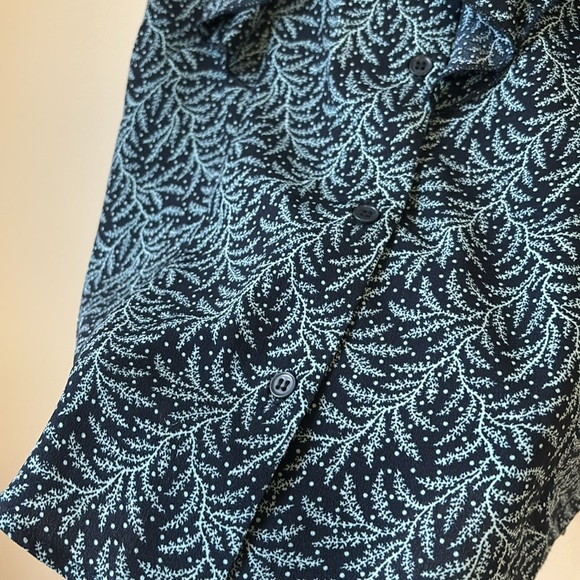 Philosophy Blue Patterned Top - Picture 3 of 4